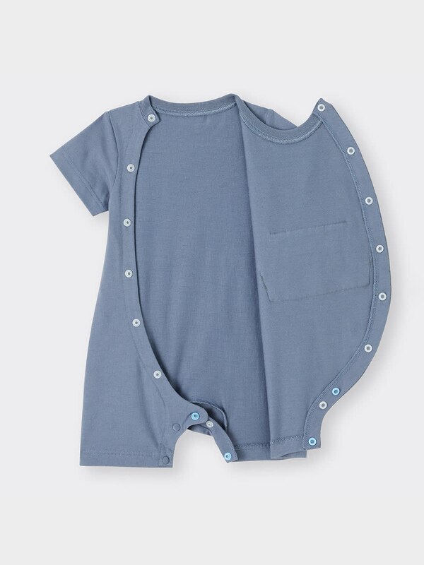 BABY(NEWBORN)カバーオール(半袖)(ポケット)+E