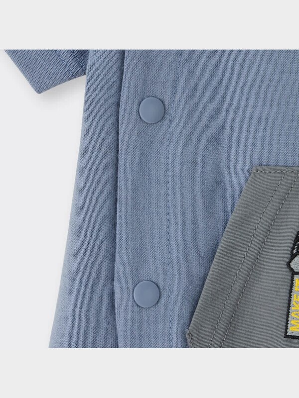 BABY(NEWBORN)カバーオール(半袖)(ポケット)+E