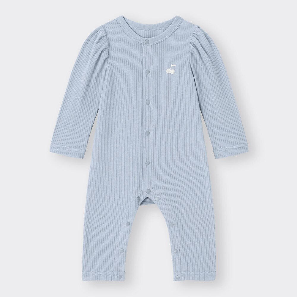 （GU）BABY(NEWBORN)カバーオール(長袖)(リブ)+Eのサムネイル