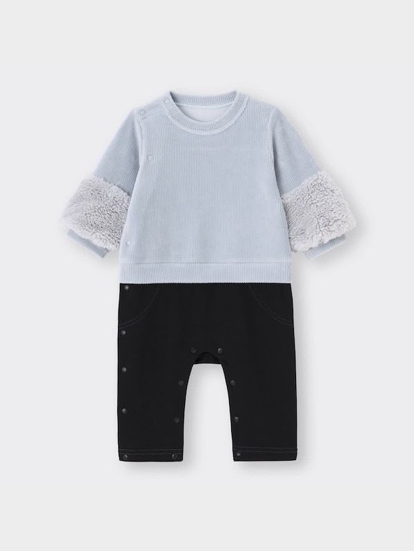 BABY(NEWBORN)セパオール(長袖)(ボアコンビネーション)