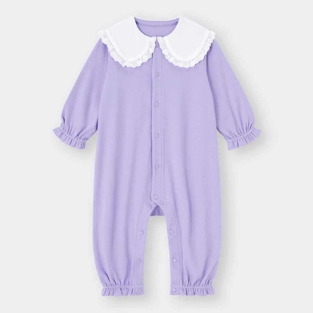 （GU）BABY(NEWBORN)カバーオール(長袖)(レース)+Eのサムネイル
