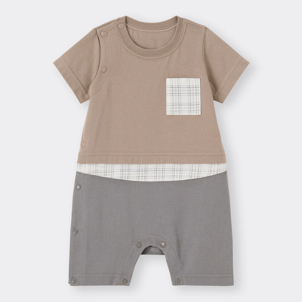 （GU）BABY(NEWBORN)セパオール(半袖)(レイヤード)+Eのサムネイル