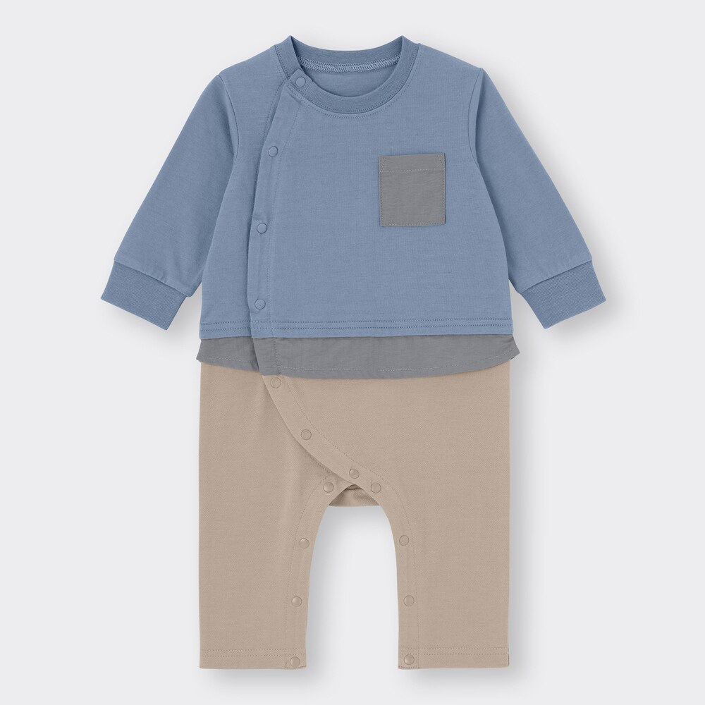 BABY(NEWBORN)セパオール(長袖)(布帛ポケット)のサムネイル