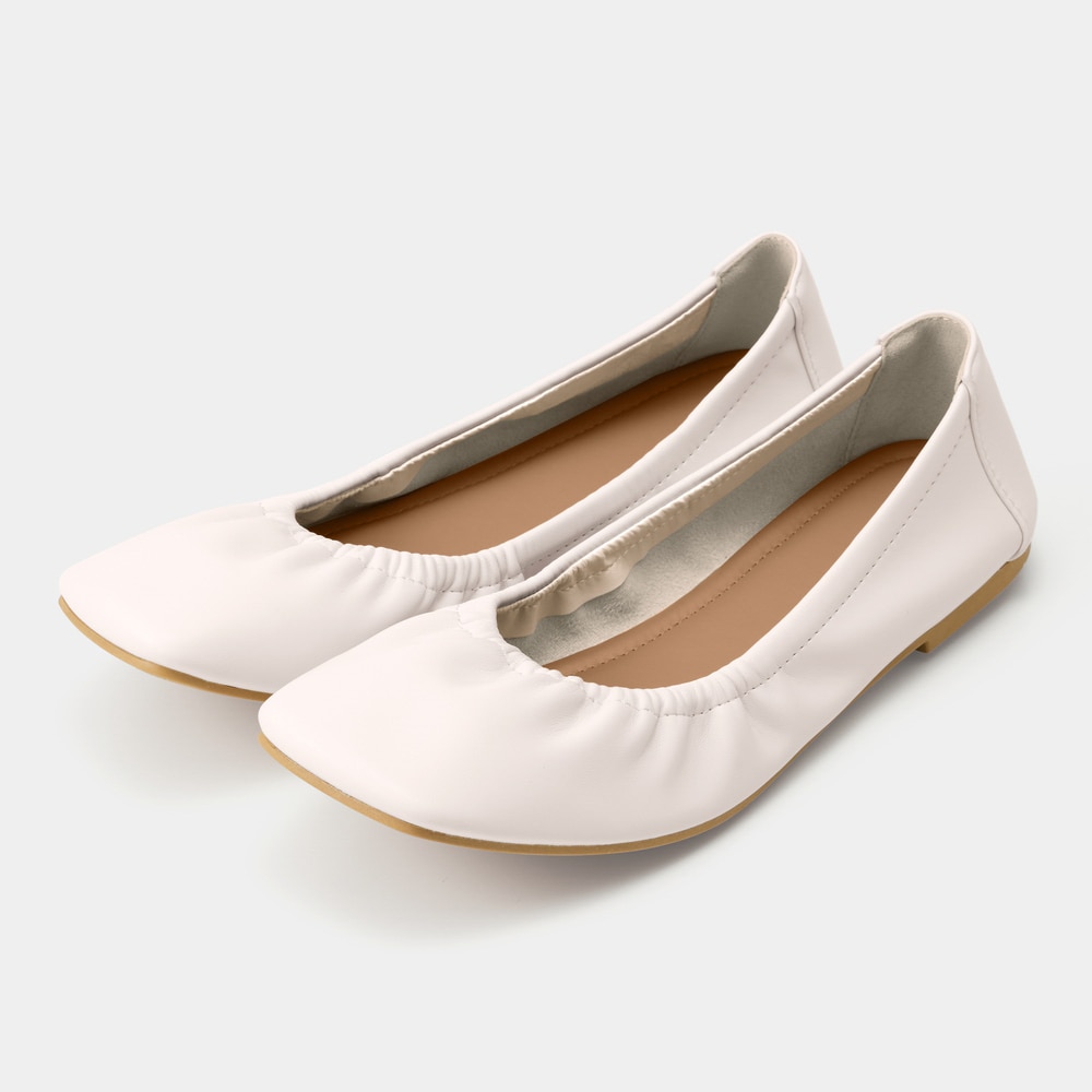 （GU）ギャザーシフォンフラットシューズのサムネイル