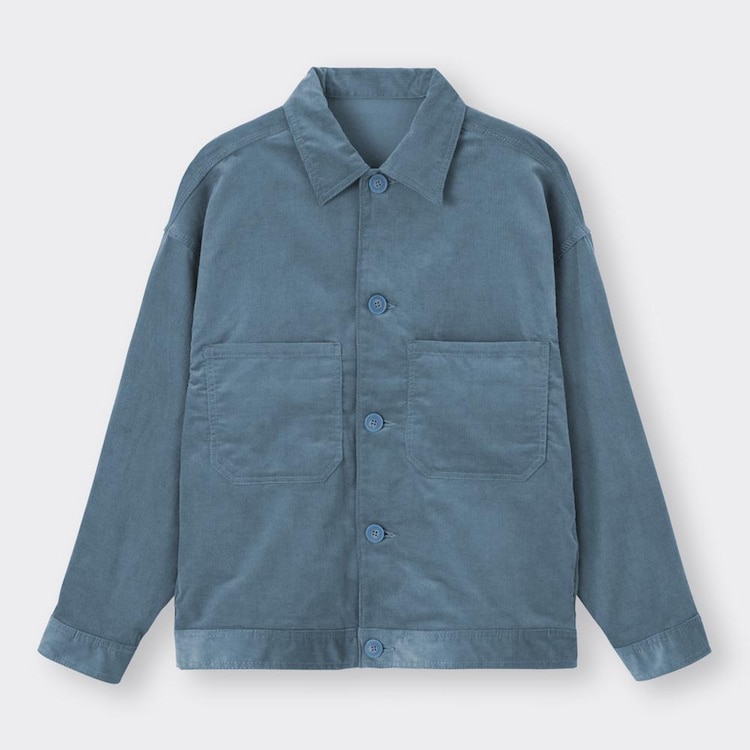 Gu公式 コーデュロイシェフジャケット セットアップ可能 ファッション通販サイト