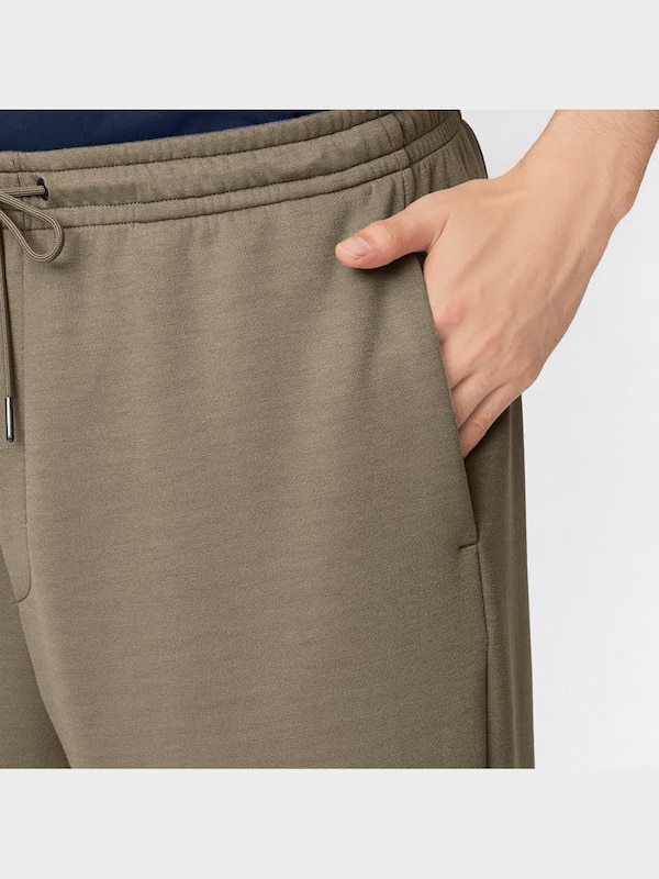 ドライダブルフェイスワイドテーパードアンクルパンツ(セットアップ可能)