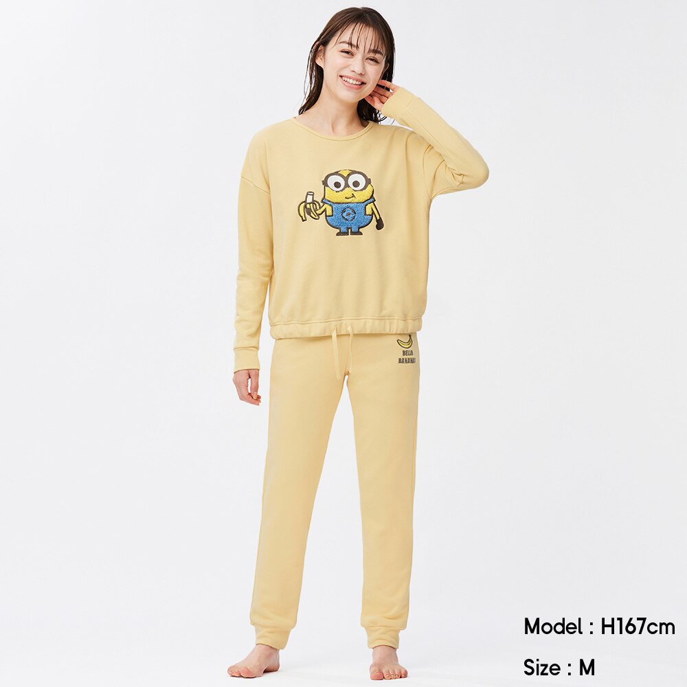 （GU）ラウンジセット(長袖&ロングパンツ)We Want Minions Collection +Xのサムネイル