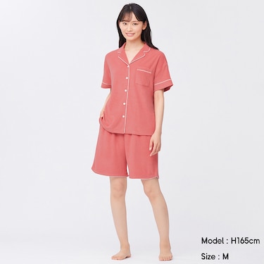 Gu公式 トマトブレンドパジャマ 半袖 ハーフパンツ ファッション通販サイト