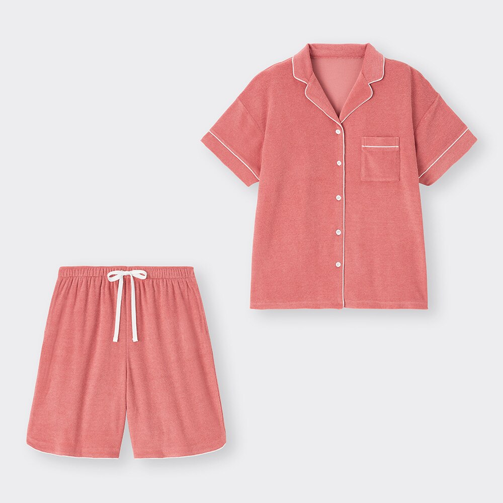 GU公式 | トマトブレンドパジャマ(半袖ハーフパンツ) | ファッション通販サイト