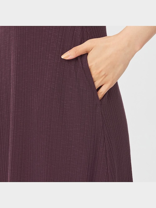 ブラフィールリブラウンジワンピース(ノースリーブ)+E