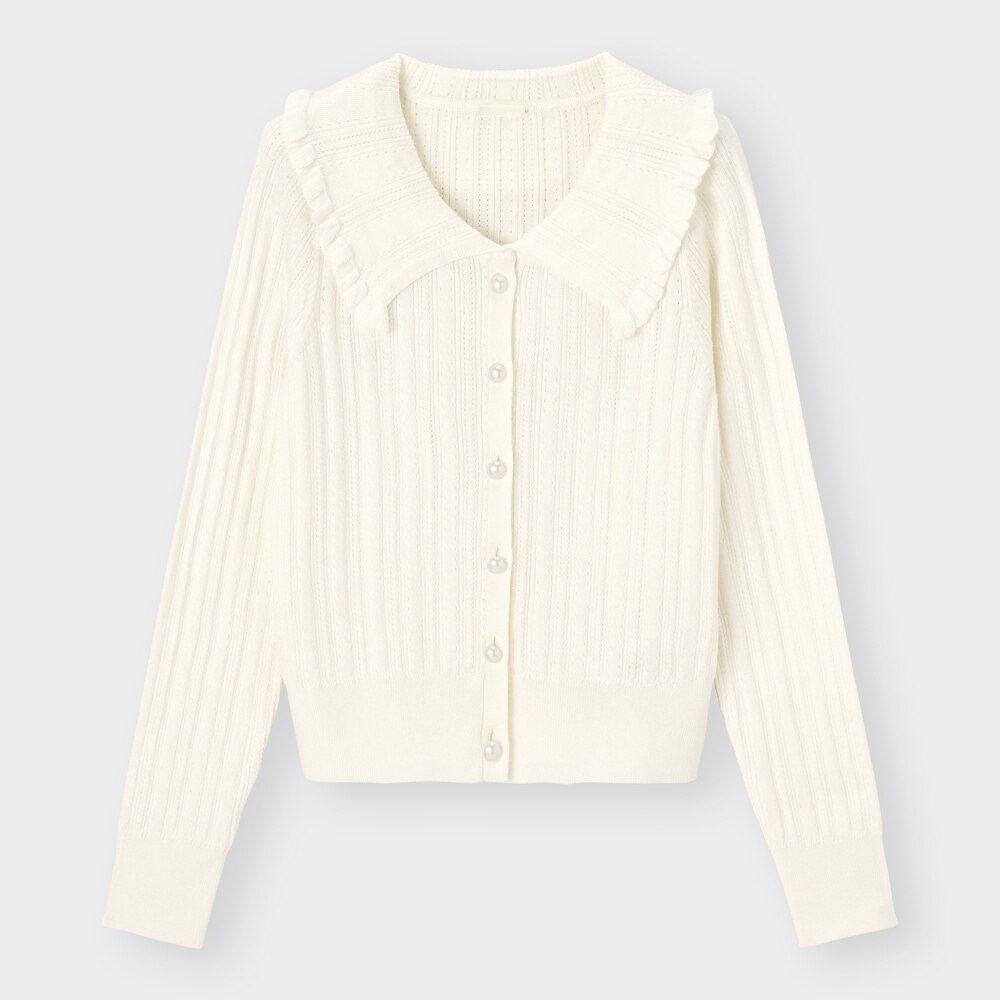 Gu公式 レーシーカーディガン 長袖 Yg X ファッション通販サイト