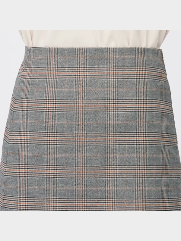 チェックミニスカートOSB+EC(セットアップ可能)