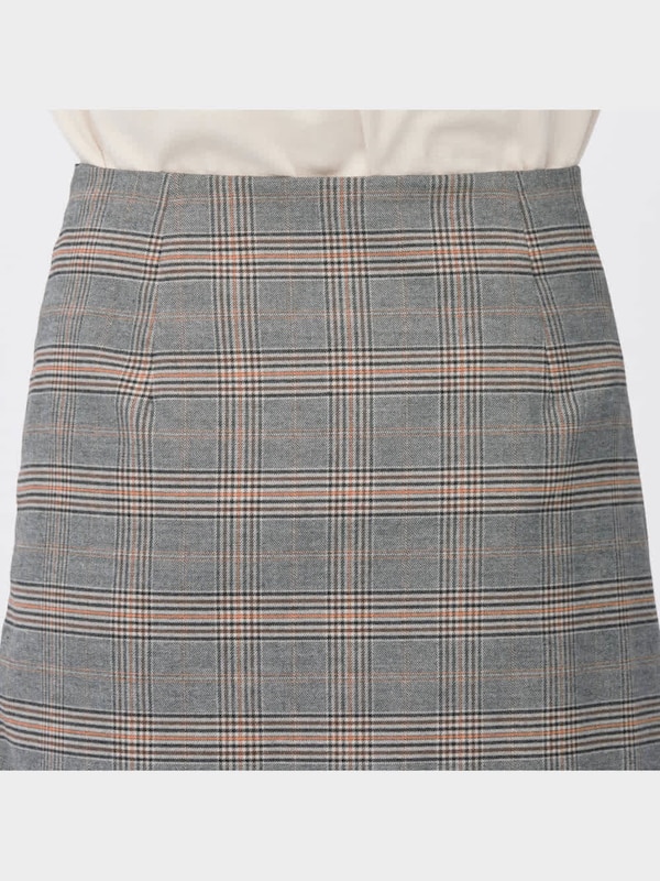 チェックミニスカートOSB+EC(セットアップ可能)