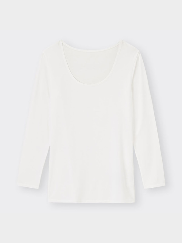 スタイルヒートUネックT(8分袖)