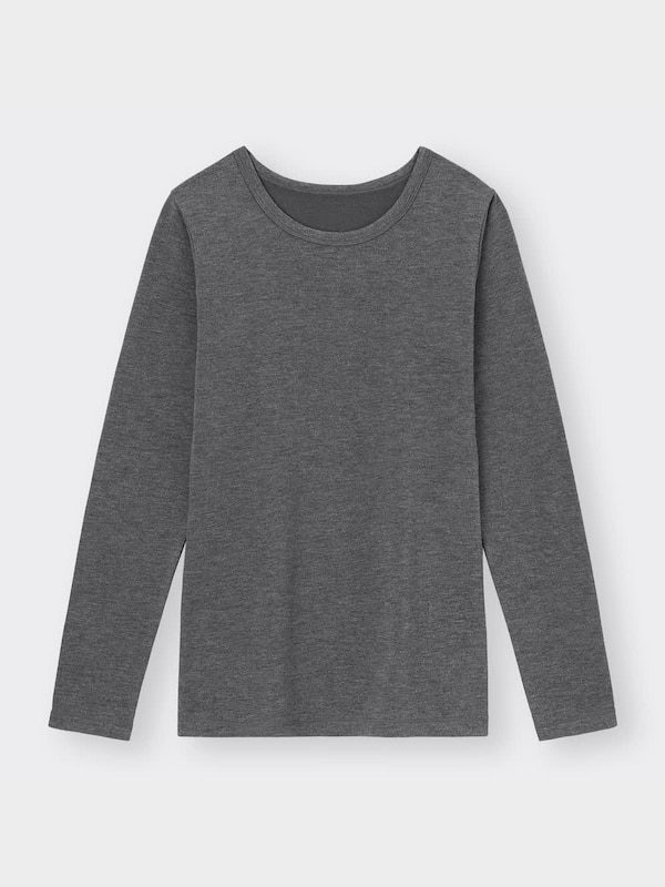 スタイルヒートエクストラクルーネックT(長袖)