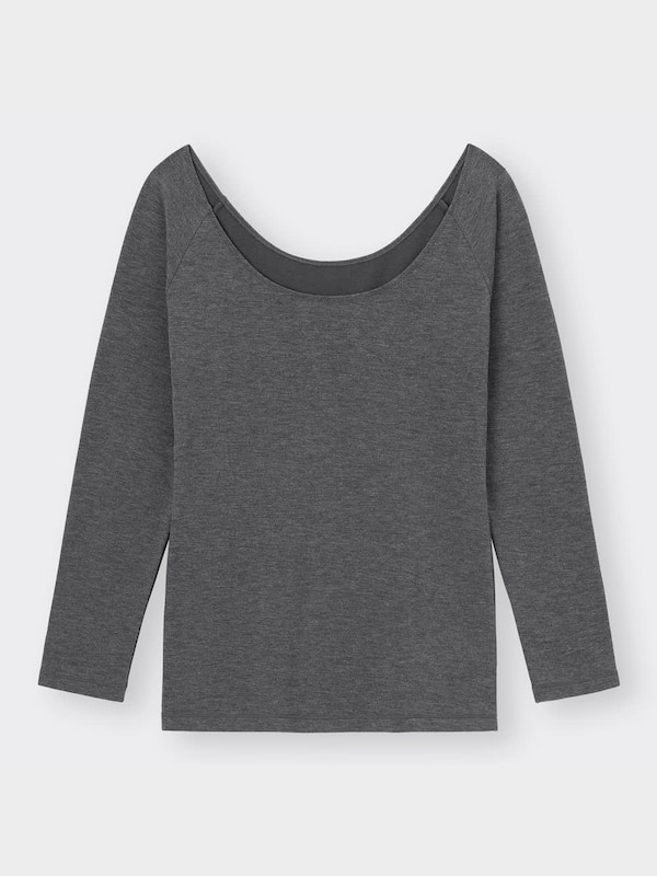 スタイルヒートエクストラワイドネックT(長袖)