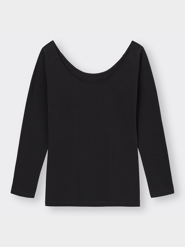 スタイルヒートエクストラワイドネックT(長袖)