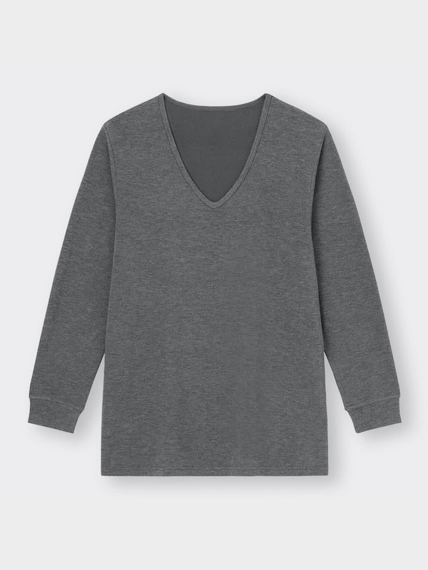 スタイルヒートエクストラVネックT(9分袖)