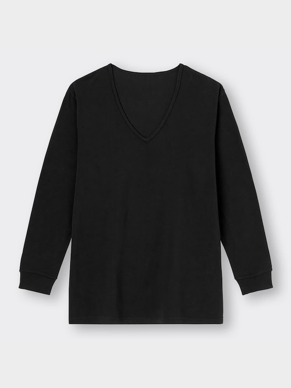 スタイルヒートエクストラVネックT(9分袖)