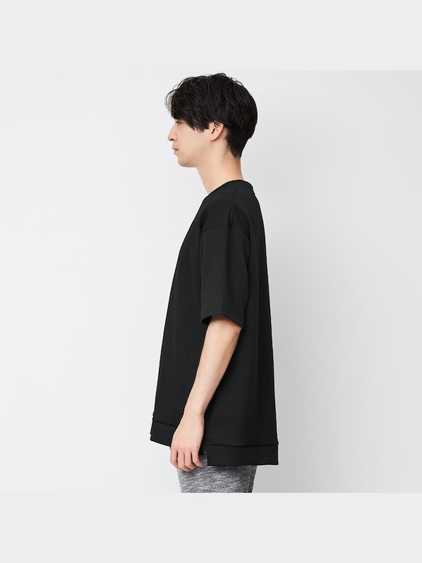 ドライダブルフェイスビッグプルオーバー(5分袖)(セットアップ可能)