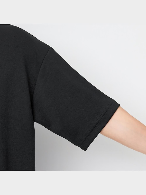 ドライダブルフェイスビッグプルオーバー(5分袖)(セットアップ可能)