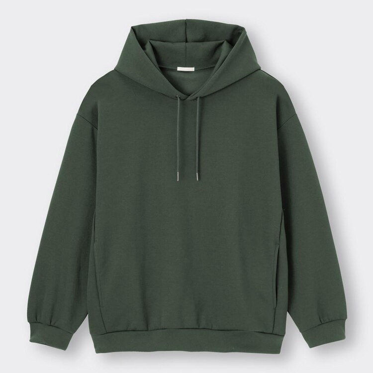 Gu公式 ダブルフェイスビッグプルパーカ 長袖 ファッション通販サイト