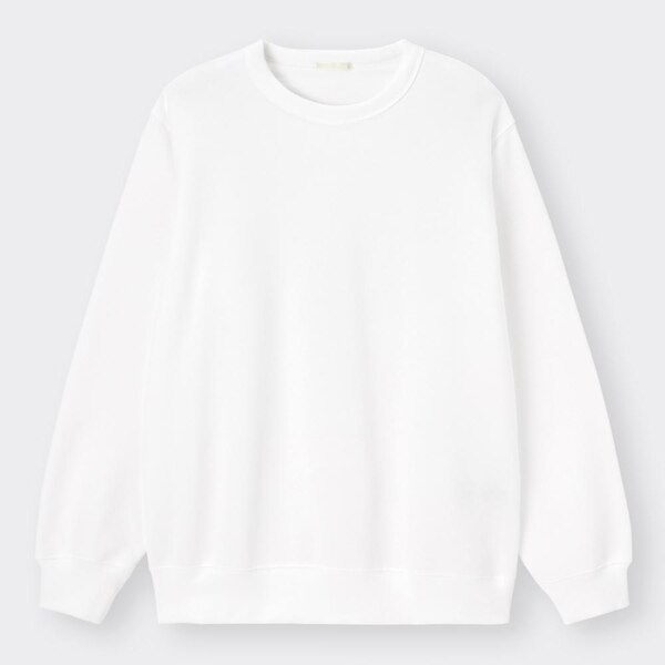 スウェットシャツ(長袖)-WHITE