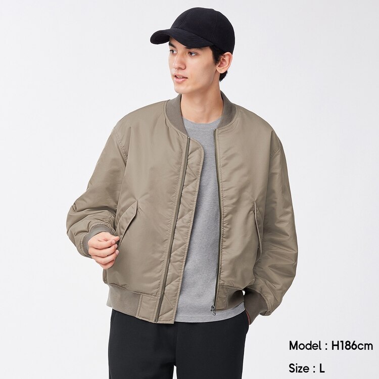 メドレー 闇 ぶら下がる Gu コットン Ma 1 ブルゾン レンチ 騒ぎ ネコ