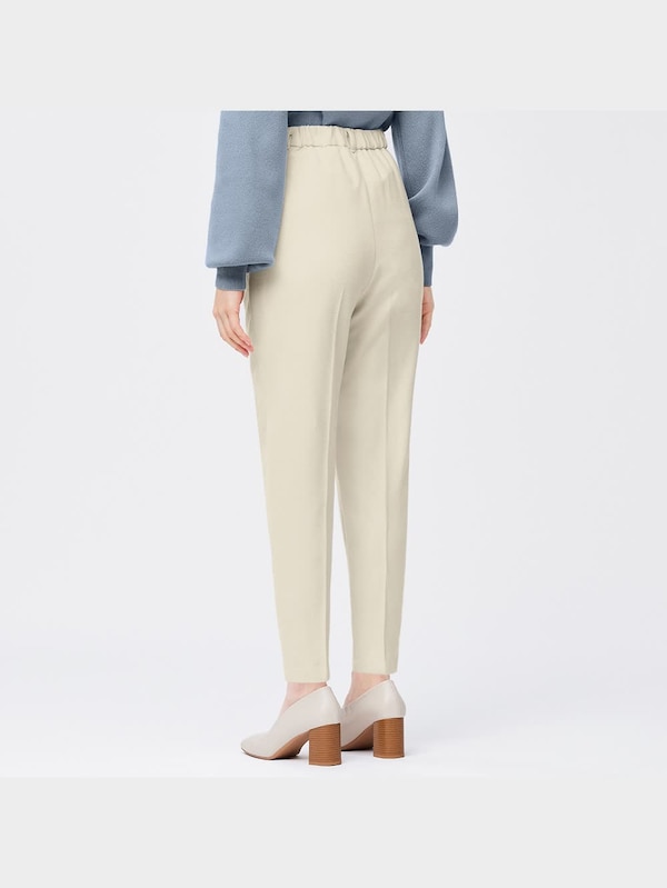 起毛タックテーパードパンツ