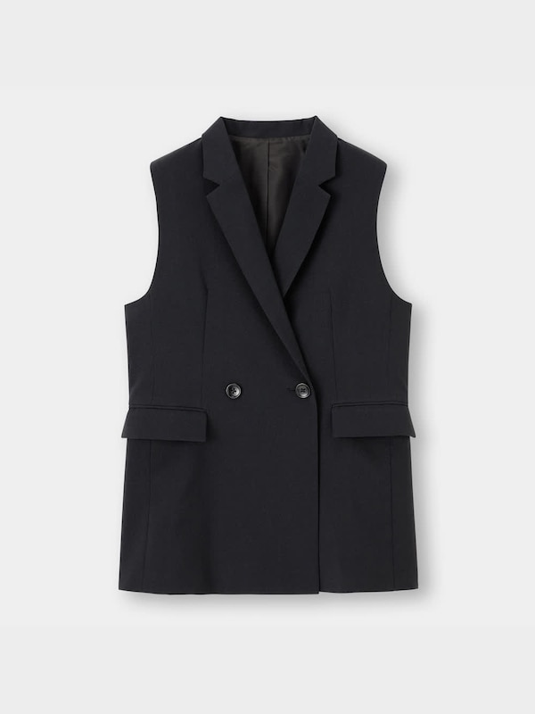 テーラードダブルベスト(セットアップ可能)