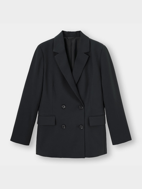 ダブルブレストテーラードジャケット(セットアップ可能)