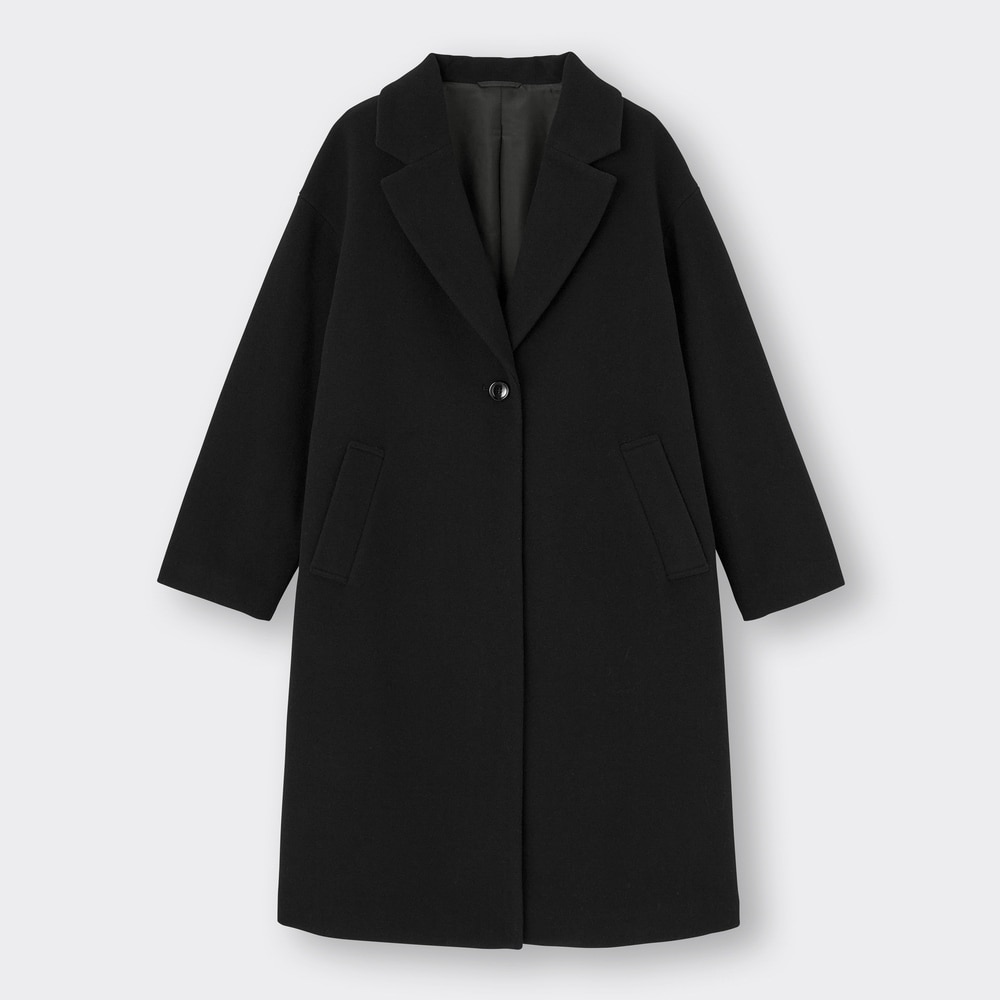 Gu公式 ウールブレンドオーバーサイズテーラードコート ファッション通販サイト