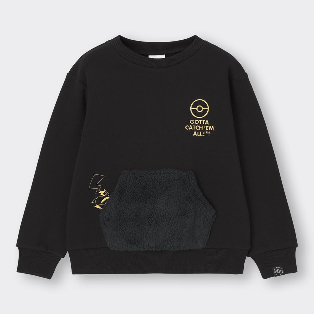 （GU）KIDS(男女兼用)スウェットプルオーバー(長袖) Pokemon Holiday Collection 1のサムネイル