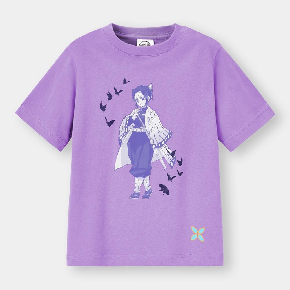 （GU）KIDS(男女兼用)グラフィックT(半袖)Demon Slayer 4のサムネイル
