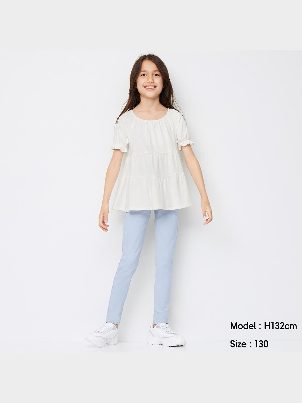 GU公式 | KIDS(男女兼用)エクストラストレッチカラーレギンスパンツ