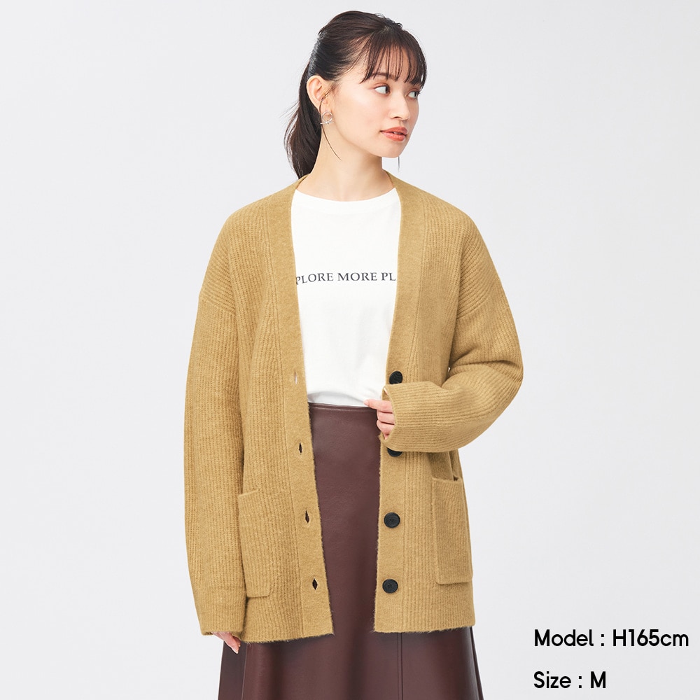 （GU）パフィータッチカーディガン(長袖)RS+Eのサムネイル