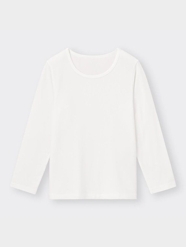 KIDS(男女兼用)スタイルヒートクルーネックT(長袖)