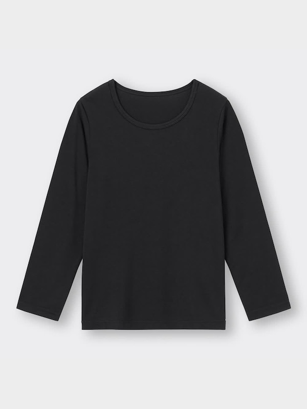 KIDS(男女兼用)スタイルヒートクルーネックT(長袖)