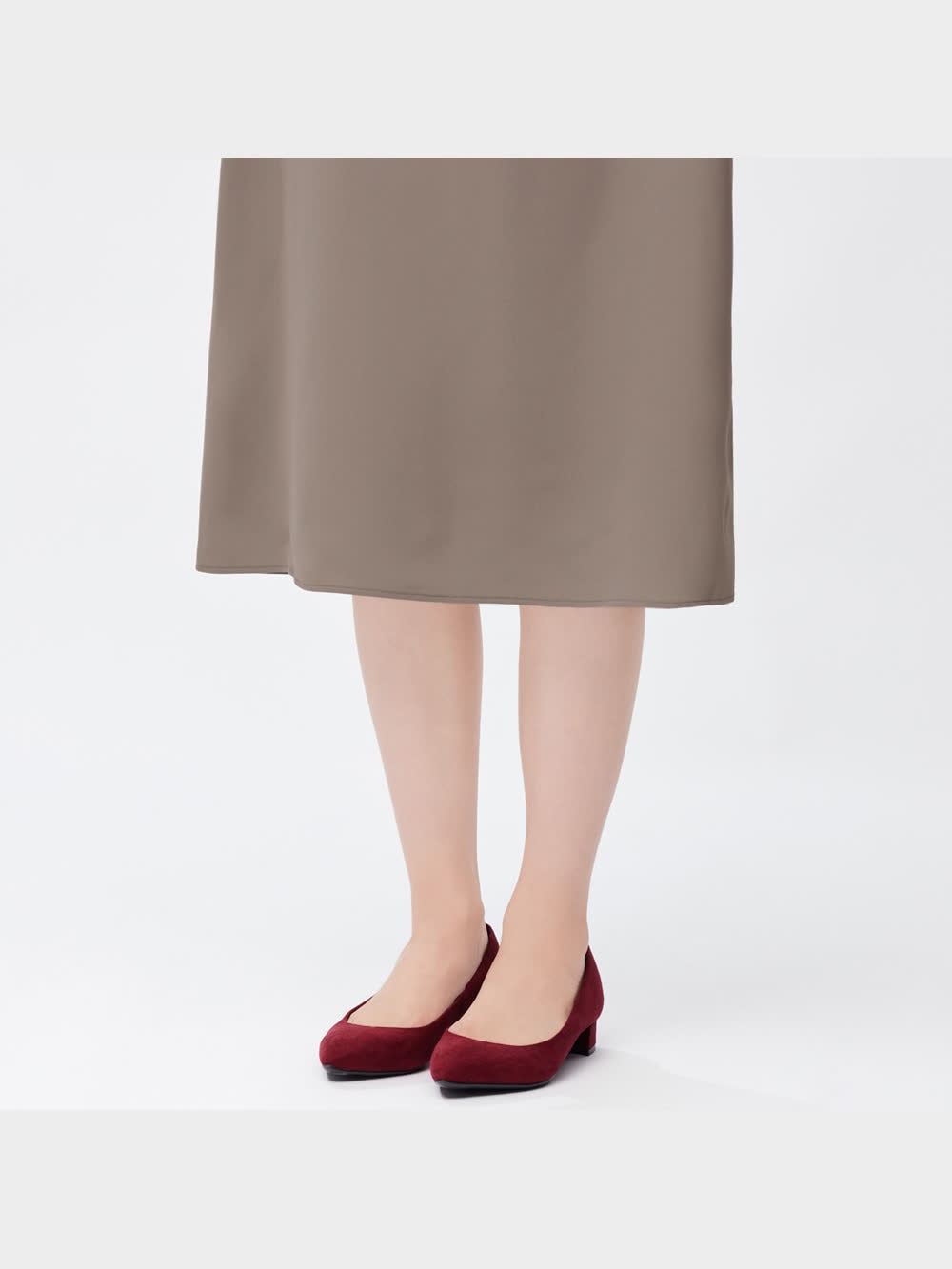 GU公式 | レーススリーブスタンドカラーワンピース(長袖)Z+X