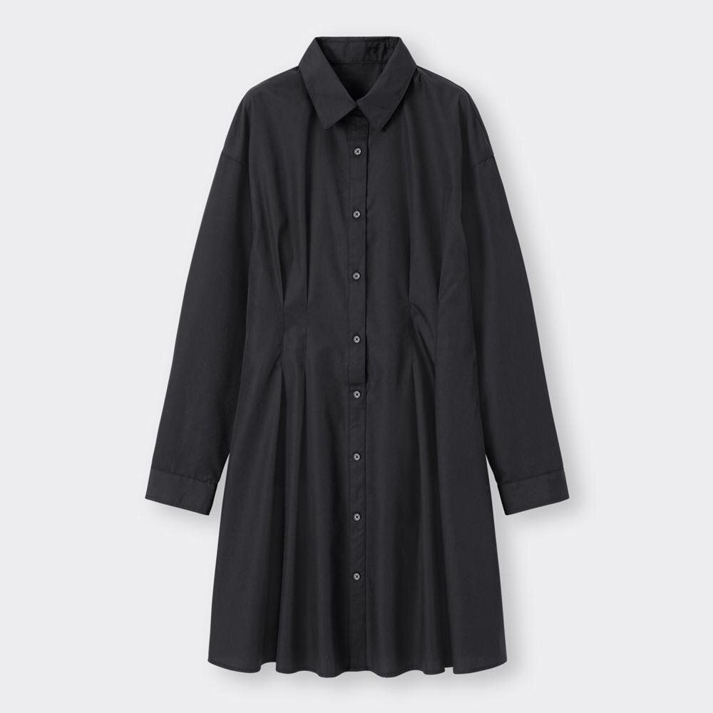 シャツワンピース 長袖 Yg E ファッション通販サイト Gu公式