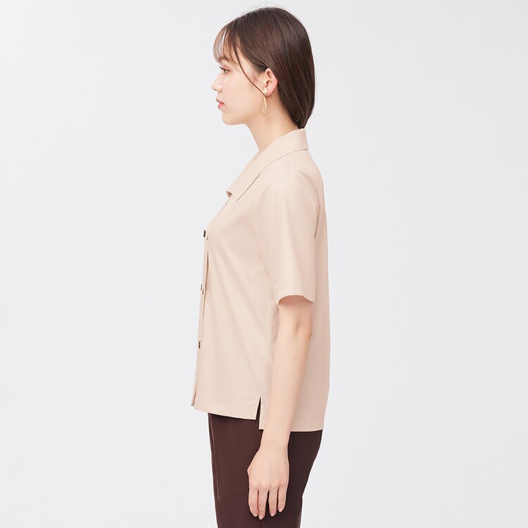 Gu公式 ダブルボタンシャツ 半袖 Sqr Ec ファッション通販サイト
