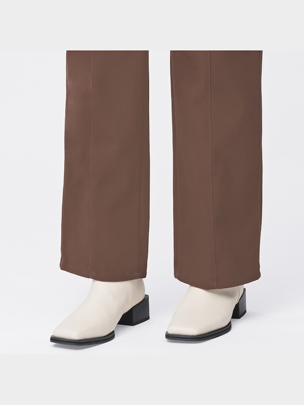 フロントボタンカラーストレートパンツQ