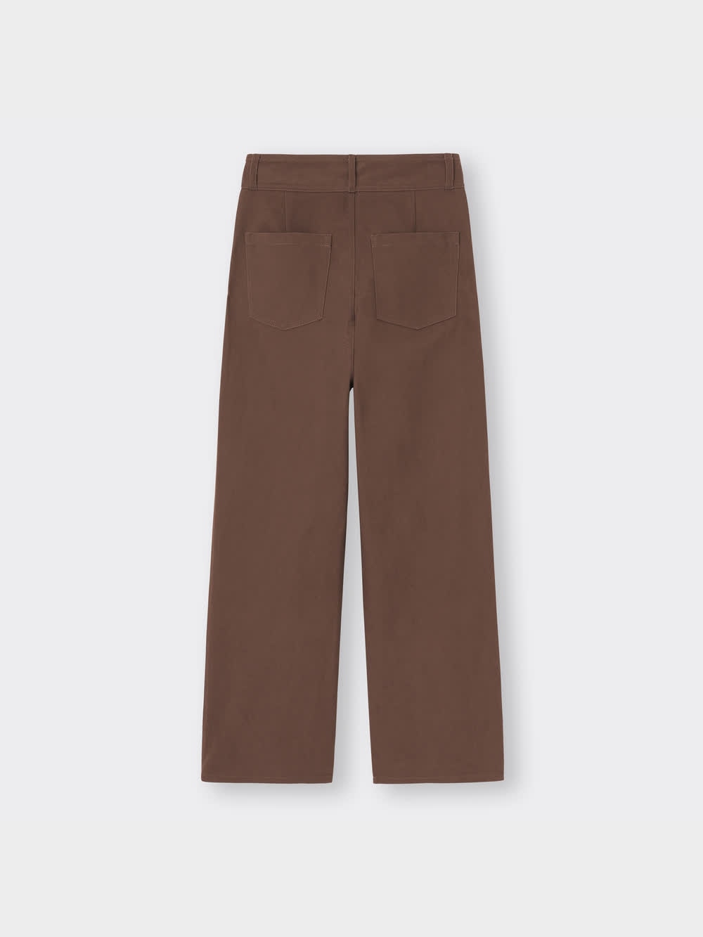 はる GU公式 | フロントボタンカラーストレートパンツQ