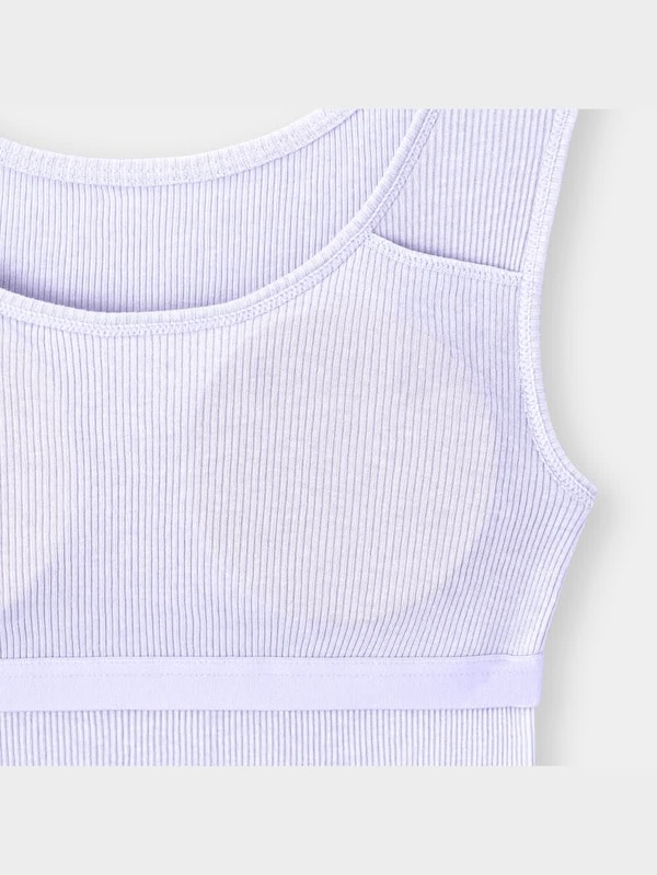 GIRLSブラフィールプチ(STEP2)リブタンクトップ+E