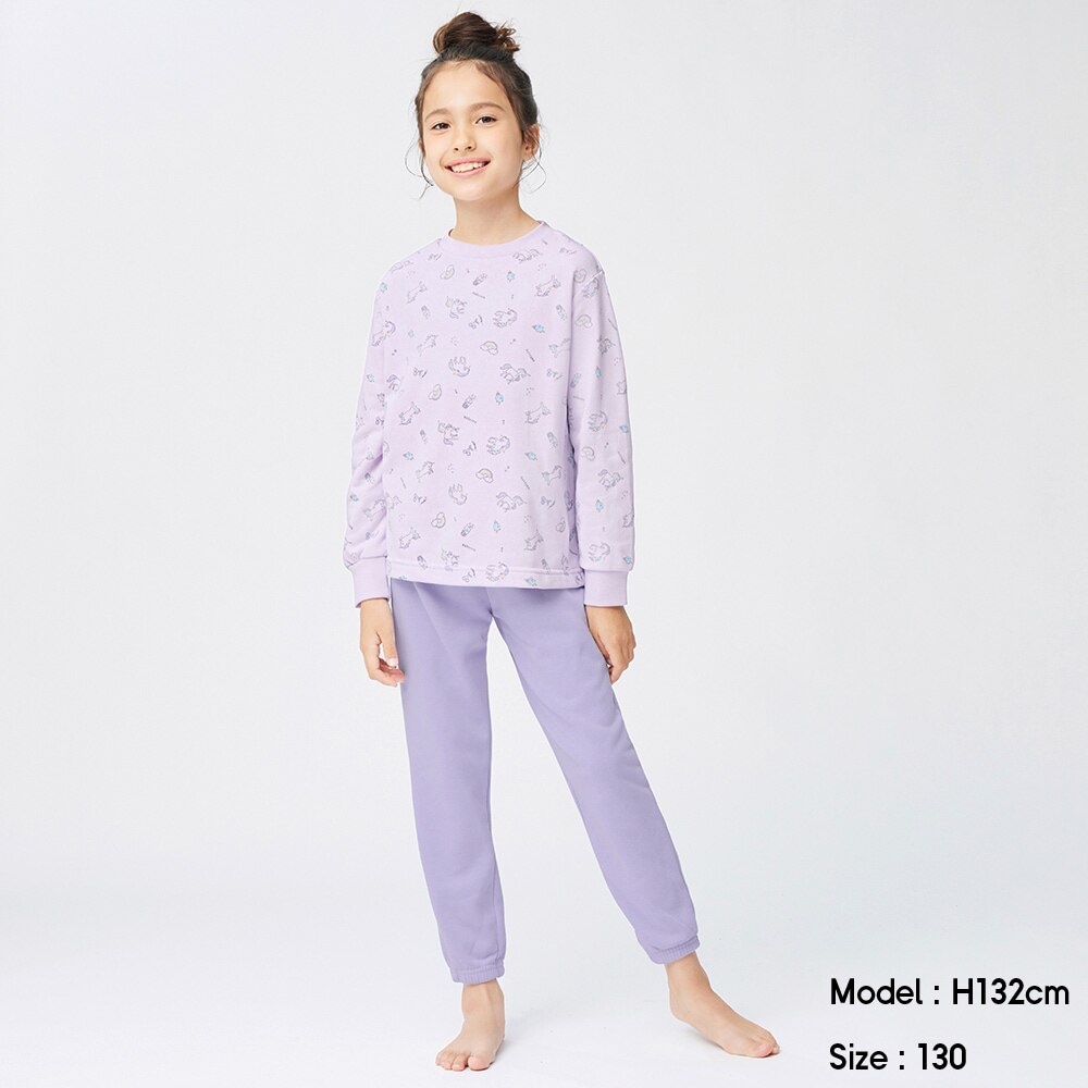 （GU）GIRLSスウェットセット(長袖)(ユニコーン)のサムネイル