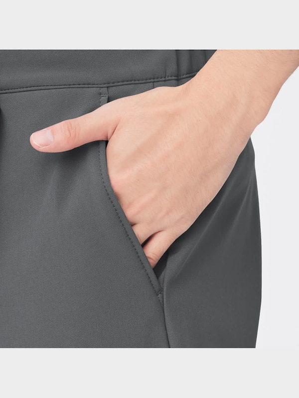 裏フリースウィンドプルーフストレッチイージーパンツ