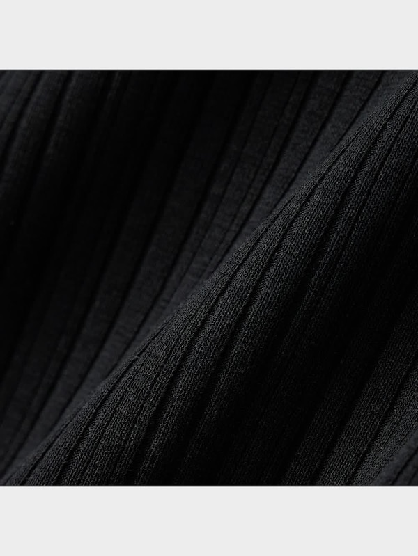 リブメローワンピース(5分袖)