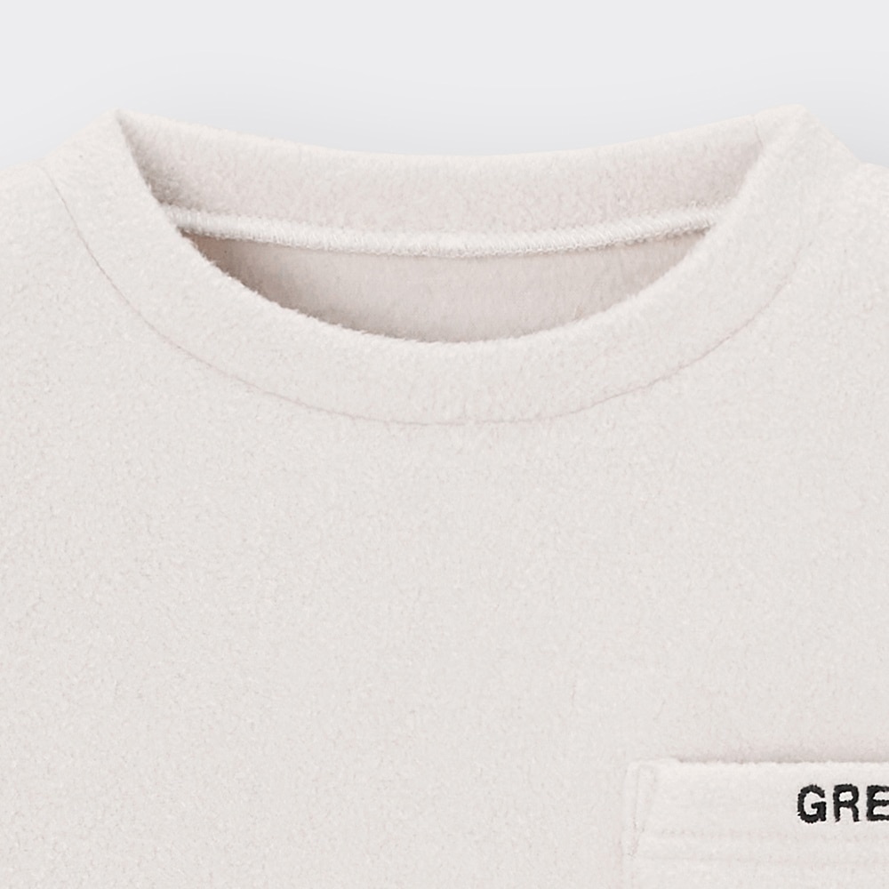 GU公式 | KIDS(男女兼用)ストレッチフリースラウンジセット(長袖)(ポケット) | ファッション通販サイト