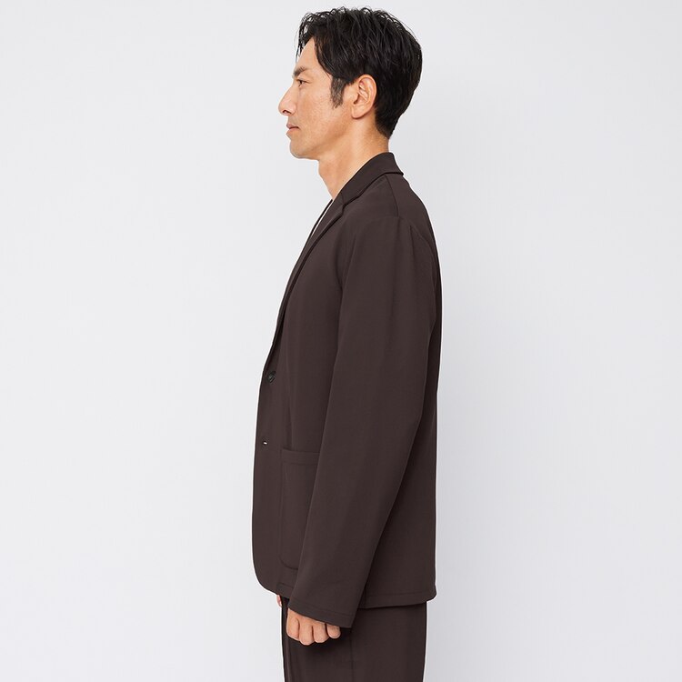 Gu公式 カットソージャケットsw セットアップ可能 ファッション通販サイト