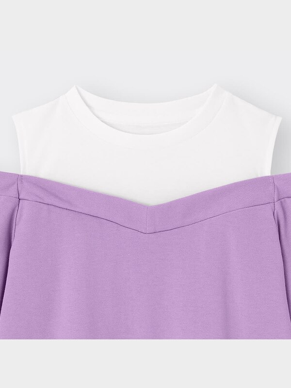 GIRLSドライフェイクレイヤードT(半袖)GA+X